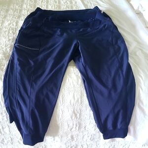 *3 Pairs* Cherokee INFINITY Navy Blue Jogger Scrub Pants Size 2XL Petite XXL